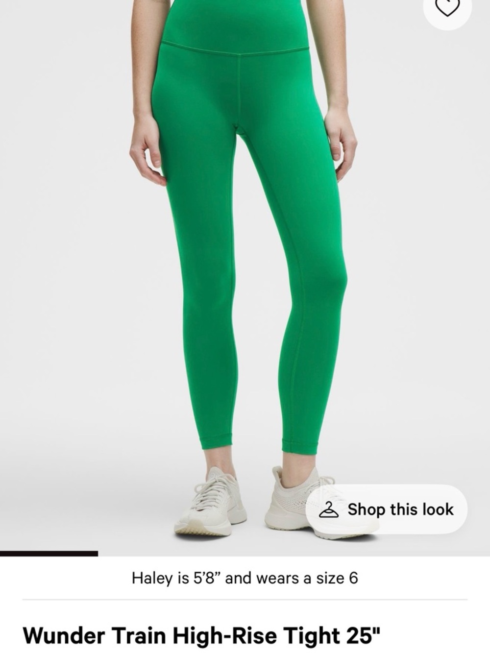 lululemon athletica Green Wunder Train High-Rise Tights